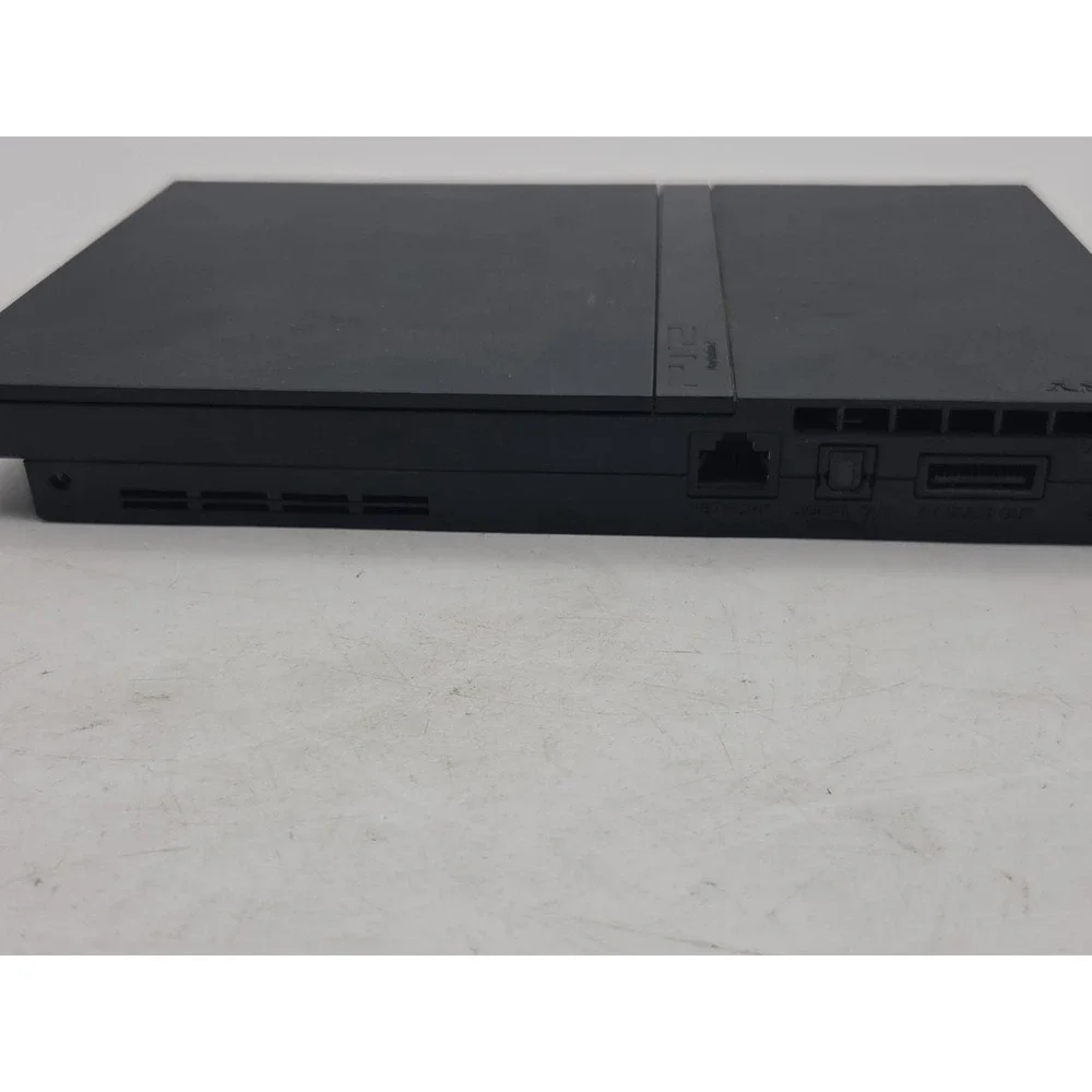 Sony PlayStation 2 PS2 Slim SCPH-75001 Black Console Only For Parts Or Repair
